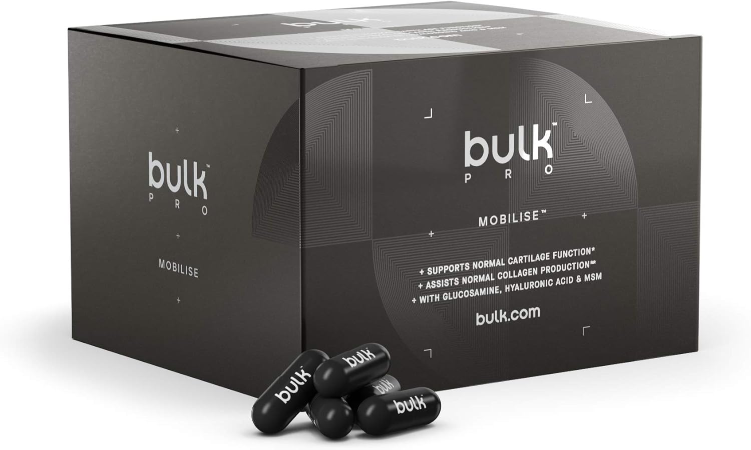 Bulk Mobilise Joint Support (Glucosamine Sulphate, MSM, Chondroitin Sulphate) 180 Caps - Out of Date